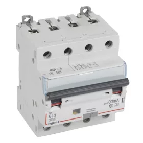   DX3 4P kombinált áram-védőkapcsoló  B10 6000A / 10kA 300mA A típus