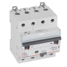   DX3 4P kombinált áram-védőkapcsoló  B25 6000A / 10kA 300mA A típus