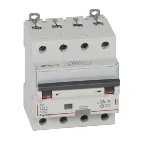   DX3 4P kombinált áram-védőkapcsoló  C25 6000A / 10kA 30mA A típus