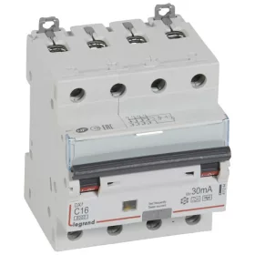   DX3 4P  kombinált áram-védőkapcsoló C16 6000A / 10kA 30mA A-Hpi