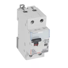   DX3 1P+N kombinált áram-védőkapcsoló B25 10000A / 10kA 30MA A típus