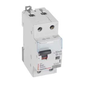   DX3 1P+N kombinált áram-védőkapcsoló B40 10000A / 10kA 30MA A típus