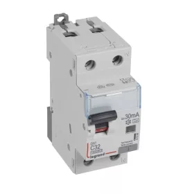   DX3 1P+N kombinált áram-védőkapcsoló C32 10000A / 10kA 30MA A típus