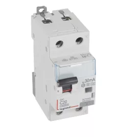   DX3 1P+N kombinált áram-védőkapcsoló C20 10000A / 10kA 30MA  Hpi