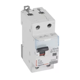   DX3 1P+N kombinált áram-védőkapcsoló C25 10000A / 10kA 30MA  Hpi