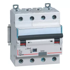   DX3 4P kombinált áram-védőkapcsoló  B13 6000A / 10kA 30mA