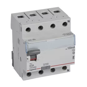 TX3 áram-védőkapcsoló 4P D 63A 100MA A
