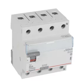 TX3 áram-védőkapcsoló 4P D 80A 500MA A-S