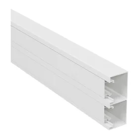   DLP-S kábelcsatorna 130x50 mm, merev fedéllel, bepattintható 45-ös szerelvényhez, fehér