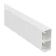 DLP-S kábelcsatorna 130x50 mm, merev fedéllel, bepattintható 45-ös szerelvényhez, fehér