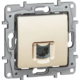 Niloé 1xRJ45 Cat6 UTP aljzat köröm nélkül bézs