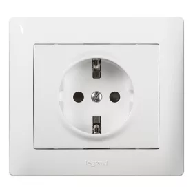 Galea Life 2P+F aljzat biztonsági zsaluval, rugós, fehér