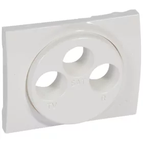   Galea Life TV-RD-SAT antenna-csatlakozóaljzat burkolat, fehér