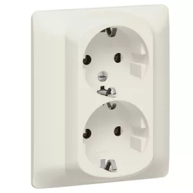   Galea Life 2x2P+F aljzat biztonsági zsaluval, csavaros, gyöngyház