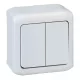 Forix IP44 falon kívüli csillárkapcsoló 10 AX - 250 V~ fehér