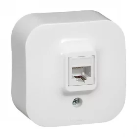   Forix IP20 falon kívüli 1x RJ45 Cat. 5e UTP informatikai csatlakozóaljzat fehér