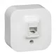 Forix IP20 falon kívüli 1x RJ45 Cat. 5e UTP informatikai csatlakozóaljzat fehér