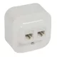 Forix IP20 falon kívüli 2x RJ45 Cat. 5e UTP informatikai csatlakozóaljzat fehér