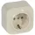 Forix IP20 fk 2P+F földelt csatlakozóaljzat, 16 A, bézs