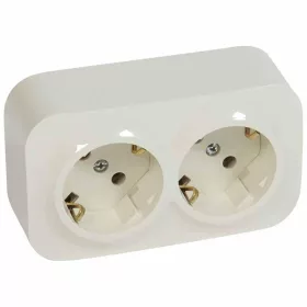 Forix IP21 sínezett 2x2P+F dugalj, bézs
