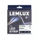 LED szalag, 24Vdc, 11W/m, COB 480LED/m, 1200lm,  3000K, IP65, 180°