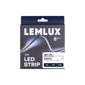   LED szalag, 24Vdc, 19W/m, COB 784LED/m, RGB +NW 4000K, IP20, 180°