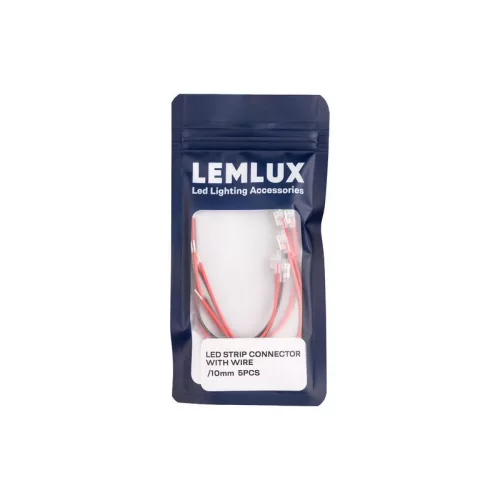 LED csatlakozó vezetékkel /10mm 5db