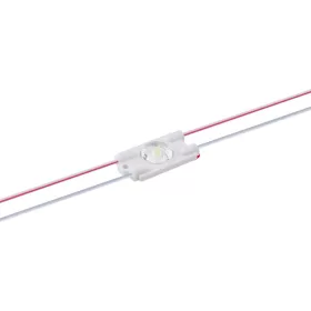 LED modul 12V 0.5W, 63lm, meleg fehér 3000K, 170°, IP67