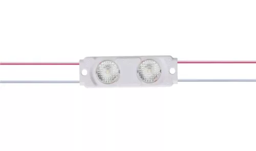 LED modul 24V 1W, 122lm, hideg fehér 6500K, 170°, IP67