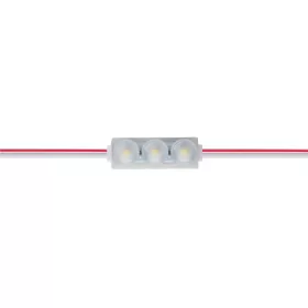   LED modul 12V 0.48W, 60lm, hideg fehér 6500K, 170°, IP67, mini 30x10mm