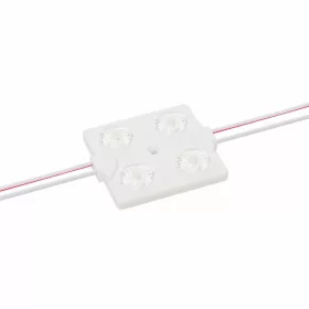 LED modul 24V 2W, 244lm, hideg fehér 6500K, 170°, IP67