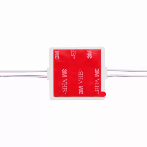 LED modul 12V 2W, 244lm, hideg fehér 6500K, 170°, IP67