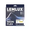 LED NEON FLEX 24Vdc, 9.6W/m, 144LED/m, 4000K, 4x10mm, 5m tekercs, IP68