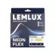 LED NEON FLEX 24Vdc, 9.6W/m, 144LED/m, 4000K, 4x10mm, 5m tekercs, IP68