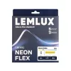 LED NEON FLEX 24Vdc, 9.6W/m, 144LED/m, 3000K, 4x10mm, 5m tekercs, IP68