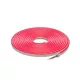 LED NEON FLEX 12Vdc, 7.2W/m, 1cm vágás, piros, 6x12mm, 5m tekercs, IP67