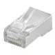Csatlakozó dugó RJ45, Cat.6, árnyékolt, 8p8c, apa