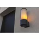 Lutec HEROS fali lámpatest, antracit, 15 W, IP 44