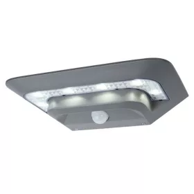   Lutec GHOST SOLAR napelemes lámpatest, ezüst, 260 lm, 2,4 W, IP 44