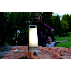   Lutec DRAGONFLY napelemes lámpatest, ezüst, 120 lm, 1,2 W, IP 54