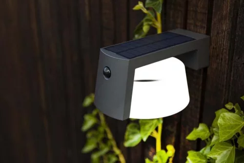 Lutec MOON napelemes lámpatest, antracit, 1000 lm, 9,5 W, IP 44