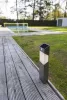 Lutec SOLSTEL napelemes lámpatest, rozsdamentes acél, 150 lm, 2,3 W, IP 44
