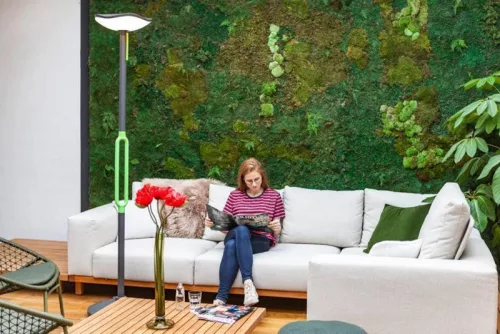 Lutec POPPY napelemes lámpatest, antracit, 300 lm, 8 W, IP 54