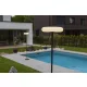 Lutec POPS napelemes lámpatest, matt fekete, 480 lm, 5,1 W, IP 54