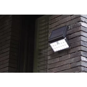   Lutec TUDA napelemes lámpatest, matt fekete, 1000 lm, 8,5 W, IP 44