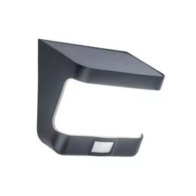   Lutec TRY napelemes lámpatest, matt fekete, 500 lm, 8 W, IP 54