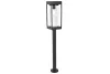 Lutec FLAIR napelemes lámpatest, matt fekete, 200 lm, 2 W, IP 44