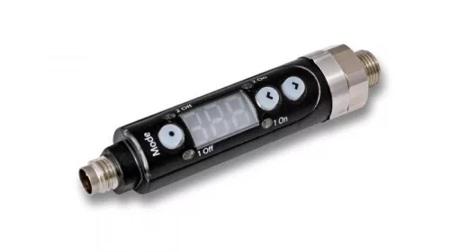Nyomáskapcsoló, vákuumkapcsoló Pico-02, érzékelés -1-től 1 bar-ig, NPT1/8", M8 4p, 2xPNP