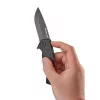 Milwaukee Összecsukható kés, sima élű, D2 acél, fekete - 1 db