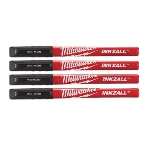 Milwaukee INKZALL Filctoll 0,6 mm hegyű Fekete (4 darabos kiszerelés) 1 db